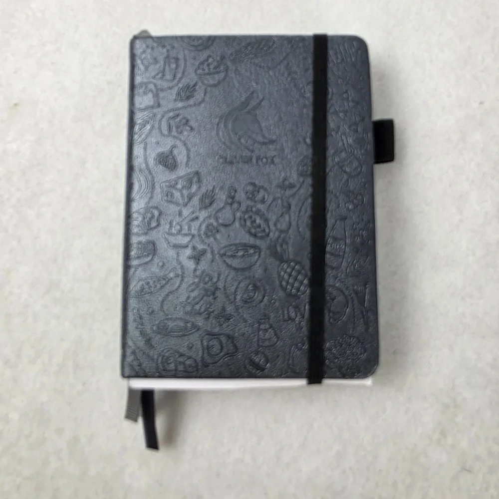 Clever Fox Food Journal Pocket Edition Black Daily Food Journal New
